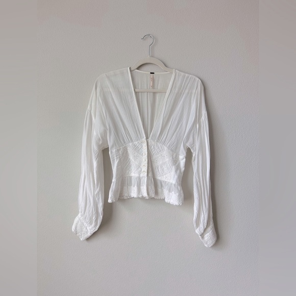 Free People Vintage Blouse - Picture 2 of 7